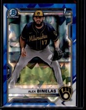 2021 Bowman Draft Sapphire Alex Binelas #BDC-79 card