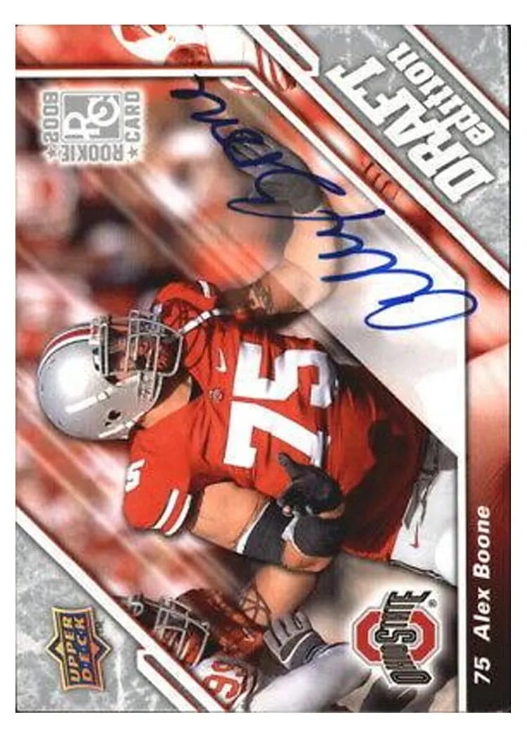 2009 Upper Deck Draft Edition Alex Boone #46 card