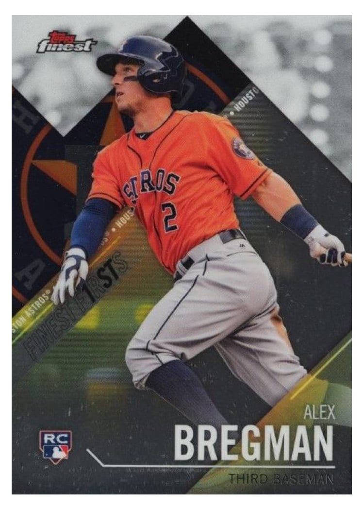 2017 Finest Firsts Alex Bregman #FFI-ABR card