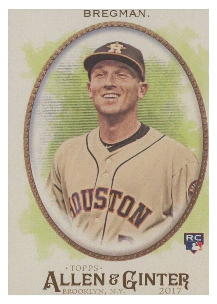 2017 Topps Allen & Ginter Base Set Alex Bregman #205 card