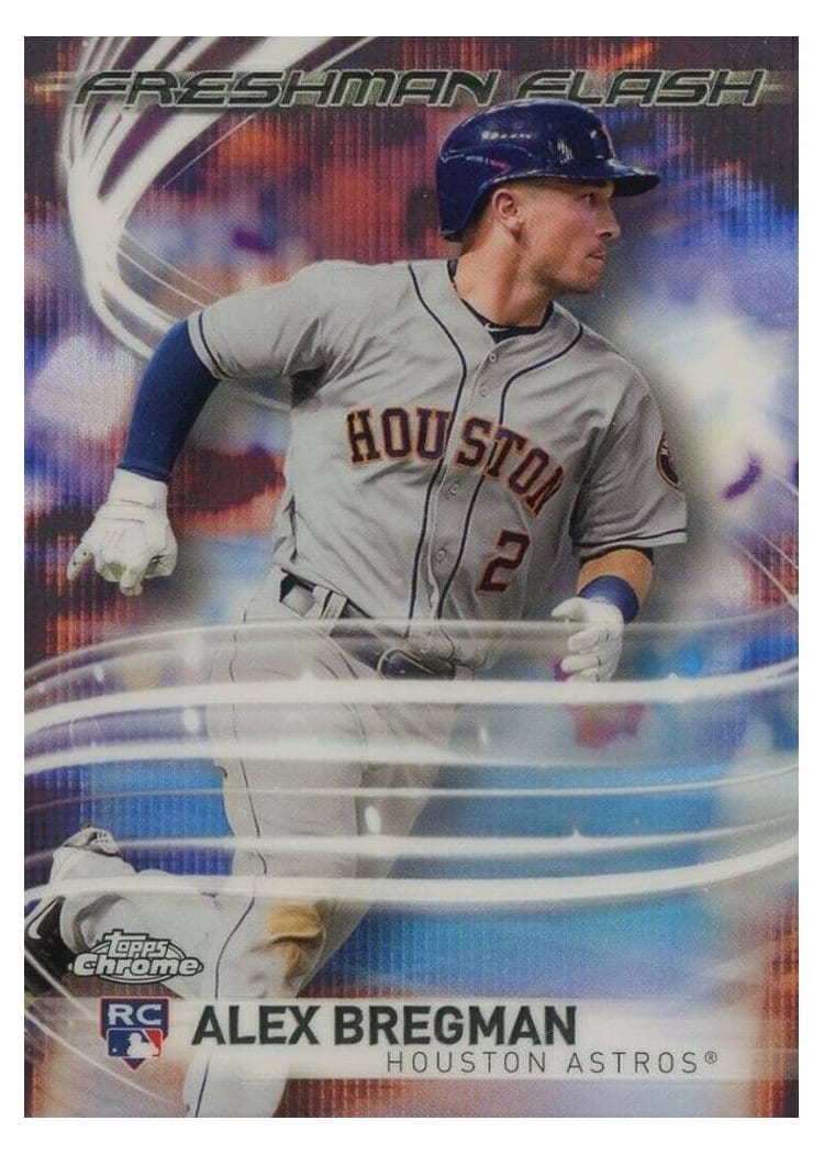 2017 Topps Chrome Freshman Flash Alex Bregman #FF-10 card