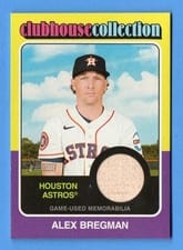 2024 Topps Heritage Clubhouse Collection Relic Alex Bregman #CCR-AB card