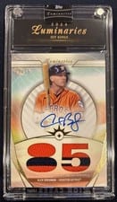 2024 Topps Luminaries Hit Kings Autograph Patch Alex Bregman #HKAP-AB card
