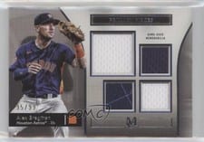 2024 Topps Museum Collection Single Player Primary Pieces Quad Relics Alex Bregman #SPPQ-AB card