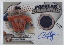 2024 Topps Pristine Popular Demand Autograph Relics Alex Bregman #DPAR-AB card
