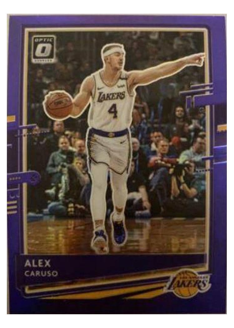 2020-21 Donruss Optic Base Set Alex Caruso Purple #98 card