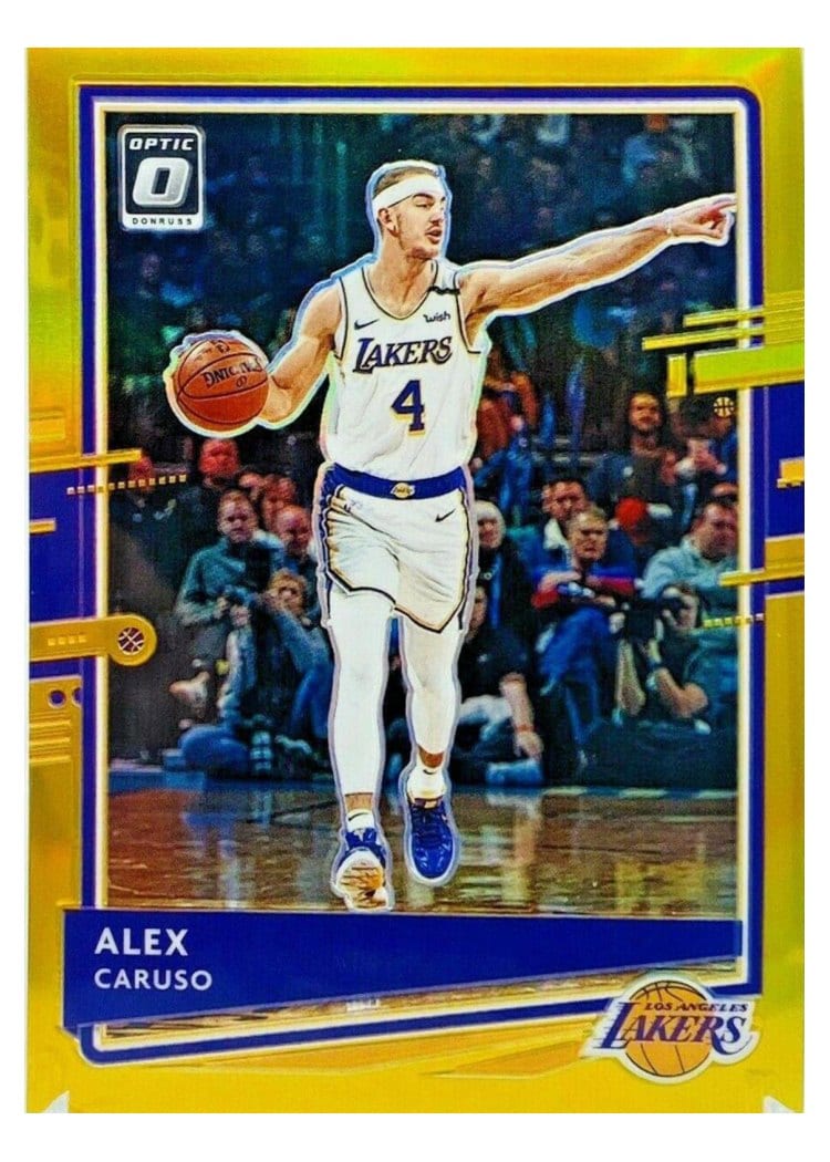 2020-21 Donruss Optic Base Set Alex Caruso Gold #98 card