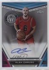 2023-24 Topps Chrome Certified Autographs Alex Caruso #CA-AC card