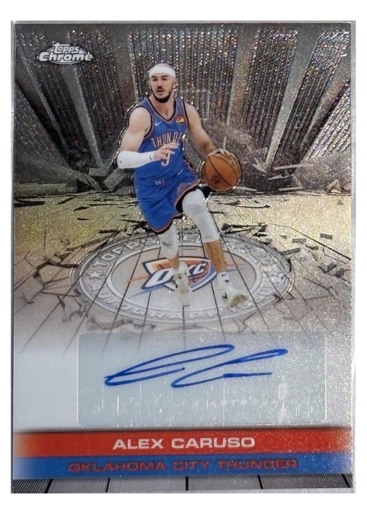2025-26 Topps Chrome Topps Autograph Issue Veterans Alex Caruso #TAU-AC