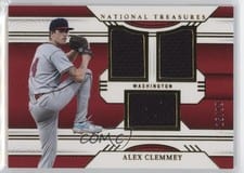 2024 Panini National Treasures Game Gear Swatches Trio Alex Clemmey #48 card