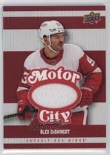 2025-26 Upper Deck Detroit Red Wings Centennial Motor City Materials Alex DeBrincat #MCM-AD