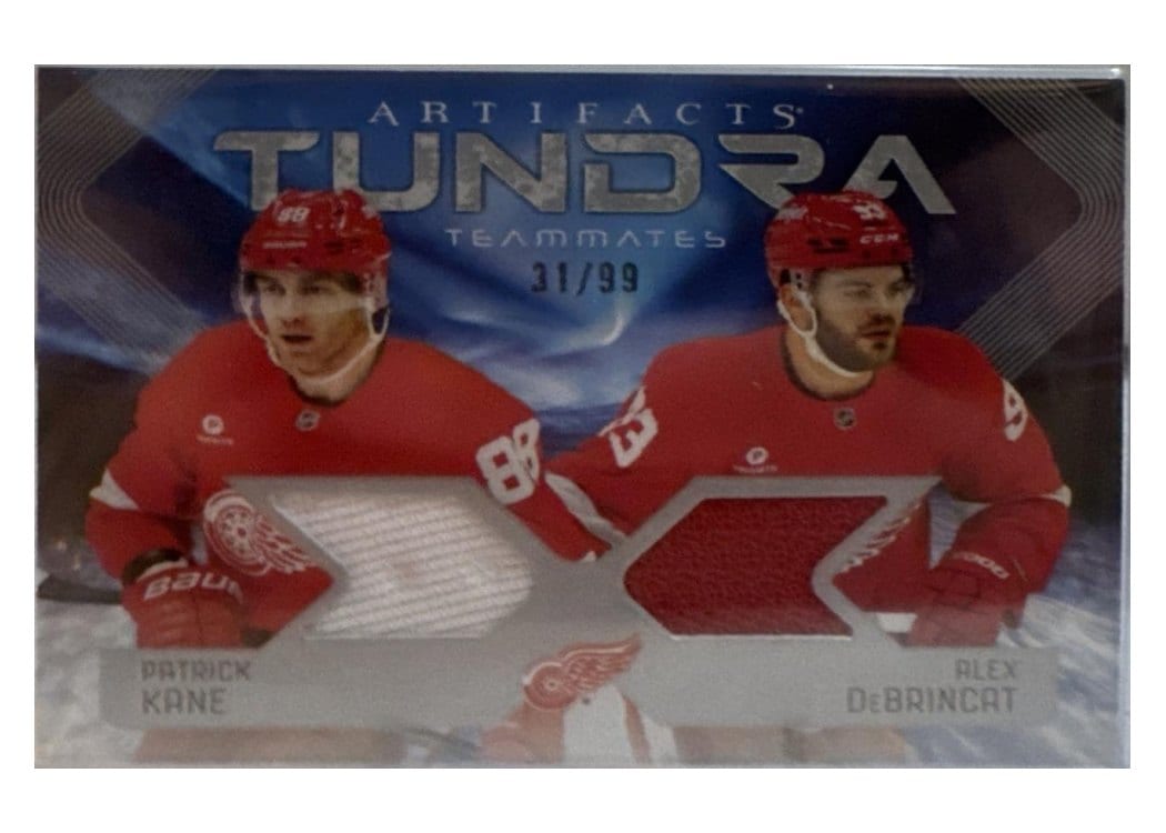 2025-26 Upper Deck Artifacts Tundra Teammates Duos Alex DeBrincat/Patrick Kane #T2-KD card