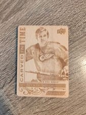 2024-25 Upper Deck Engrained Icons Carved in Time Alex Delvecchio #CT-AD