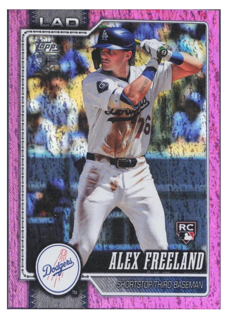 2026 Topps Alex Freeland Sandglitter #74 card