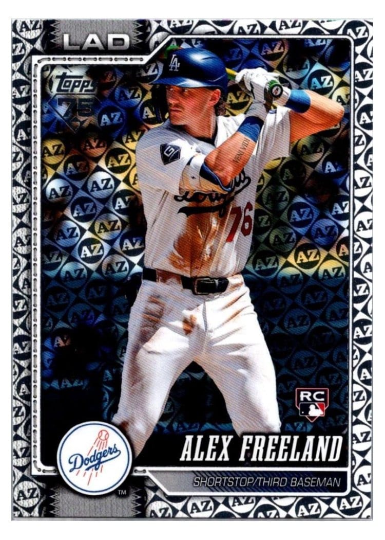2026 Topps Alex Freeland #74 card