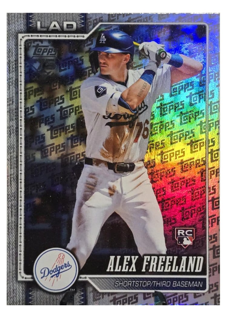 2026 Topps Alex Freeland #74 card
