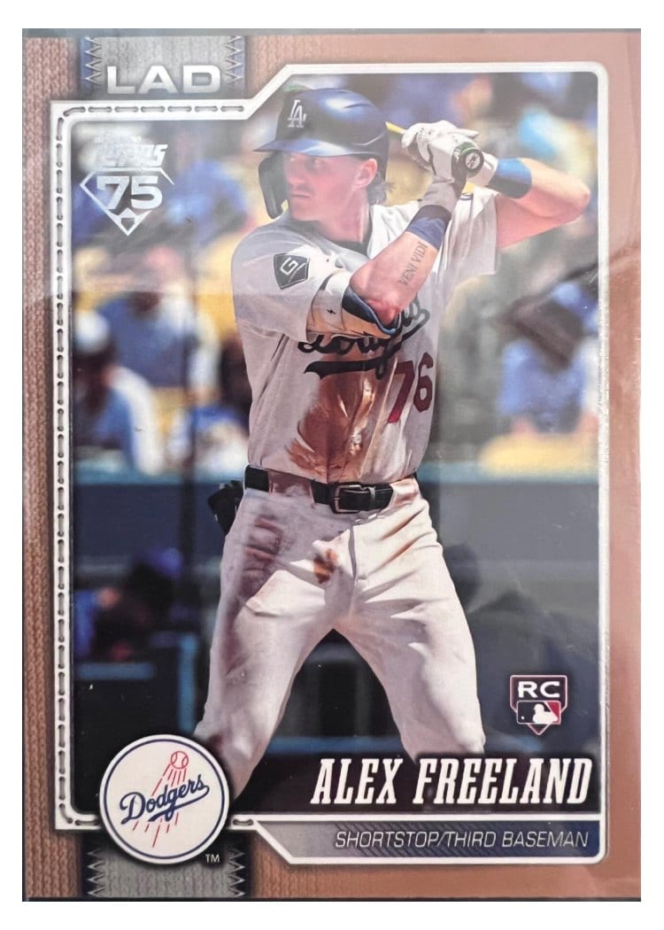 2026 Topps Alex Freeland Gold #74 card