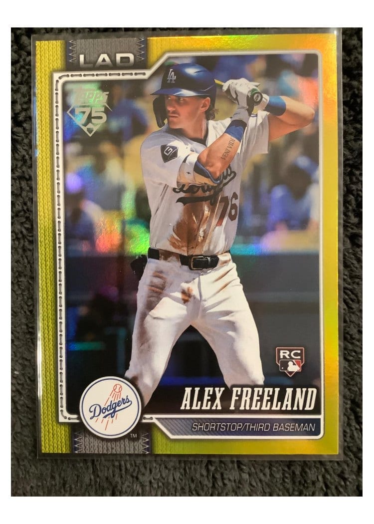 2026 Topps Alex Freeland #74 card