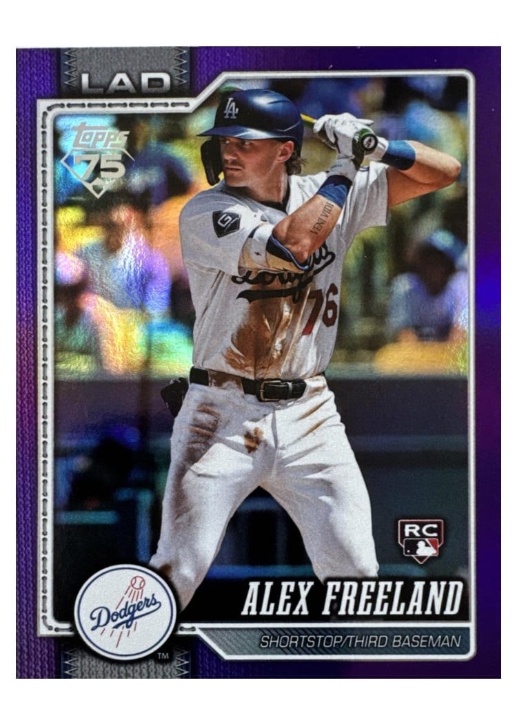 2026 Topps Alex Freeland #74 card