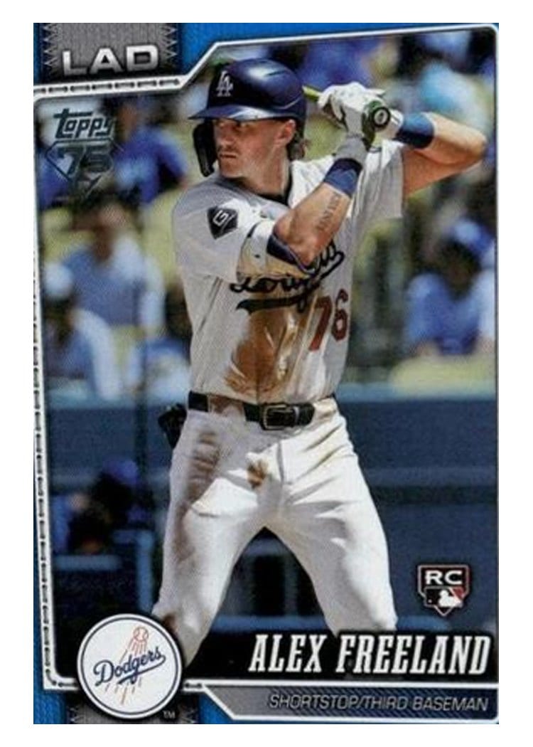 2026 Topps Alex Freeland #74 card