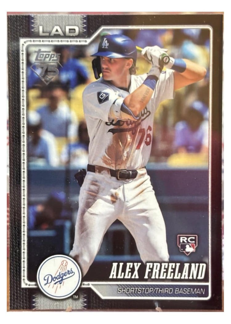 2026 Topps Alex Freeland #74 card