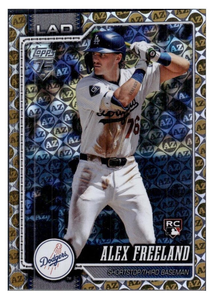 2026 Topps Alex Freeland Gold Spring Training #74 card