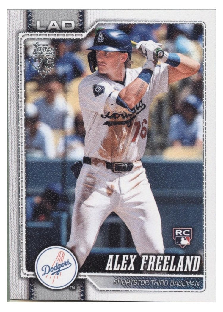 2026 Topps Alex Freeland #74 card