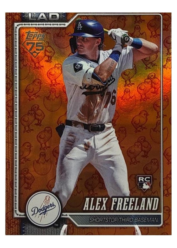 2026 Topps Alex Freeland #74 card