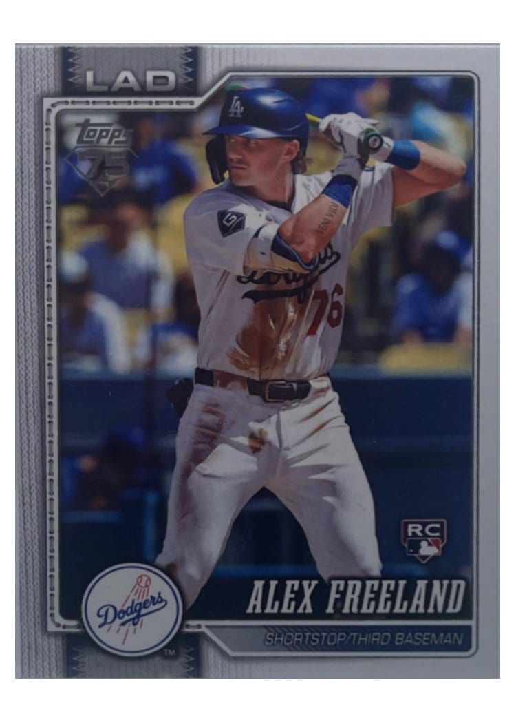 2026 Topps Alex Freeland #74 card