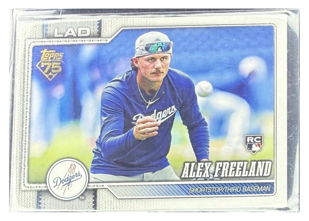 2026 Topps Alex Freeland #74 card
