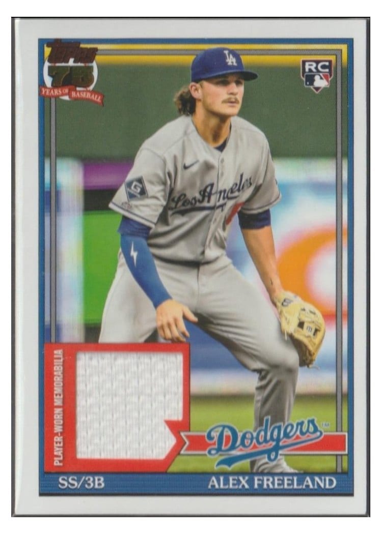 2026 Topps Alex Freeland Player Number Variation #74 card