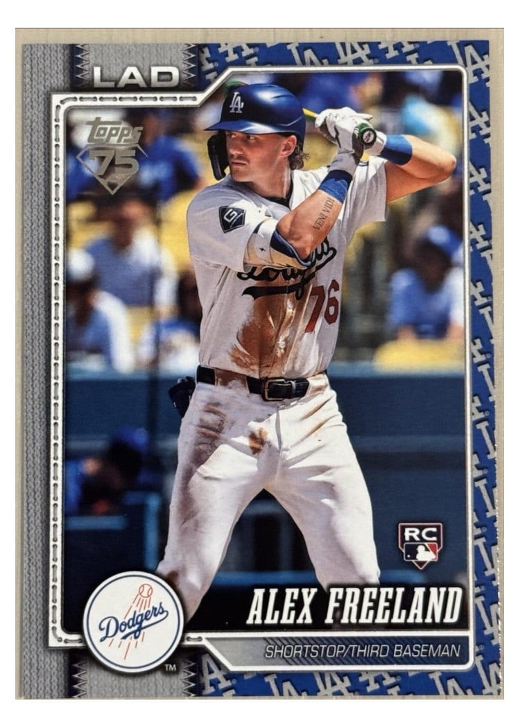 2026 Topps Alex Freeland #74 card