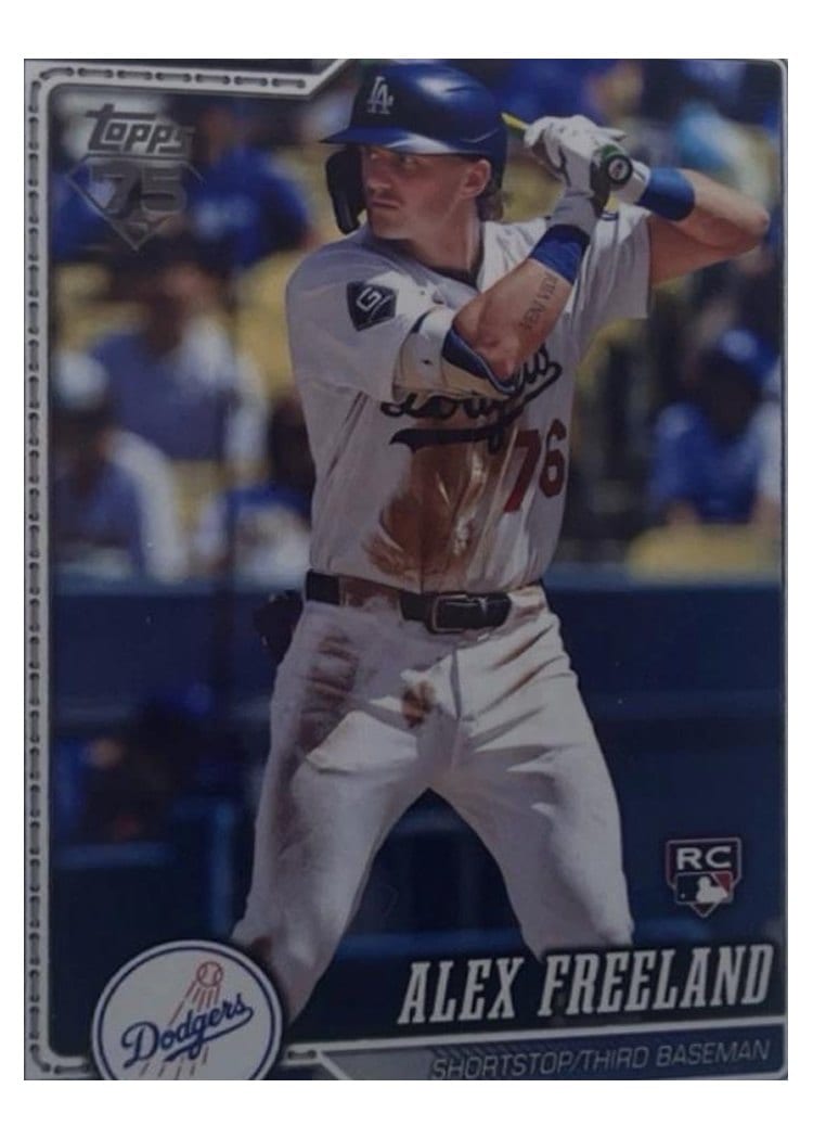2026 Topps Alex Freeland #74 card