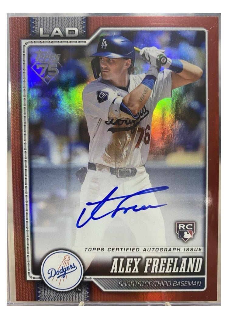 2026 Topps Alex Freeland #74 card