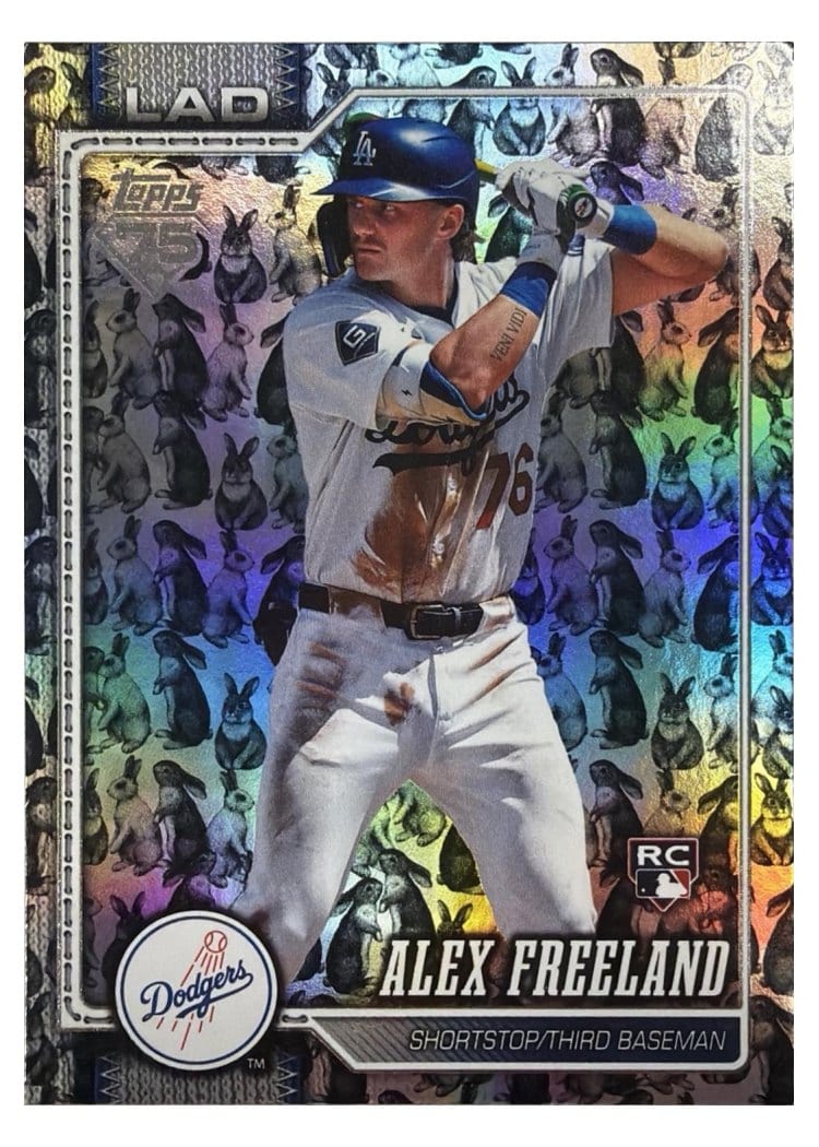 2026 Topps Alex Freeland #74 card