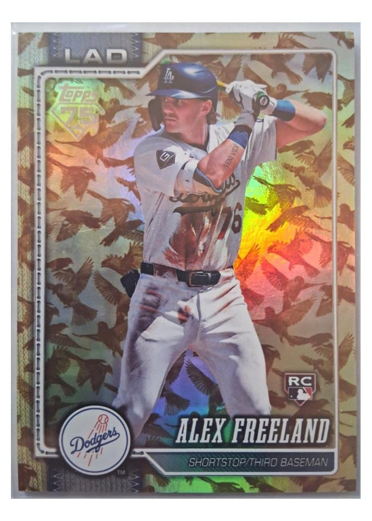 2026 Topps Alex Freeland #74 card