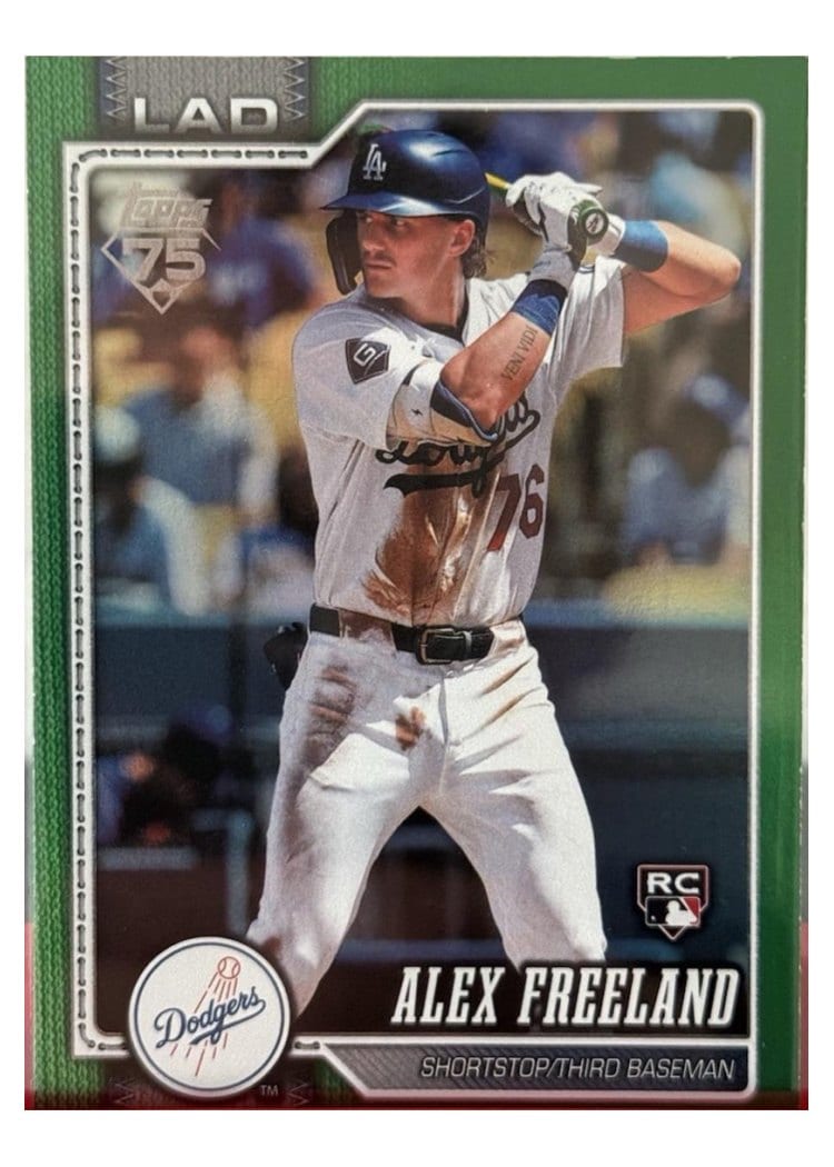 2026 Topps Alex Freeland #74 card