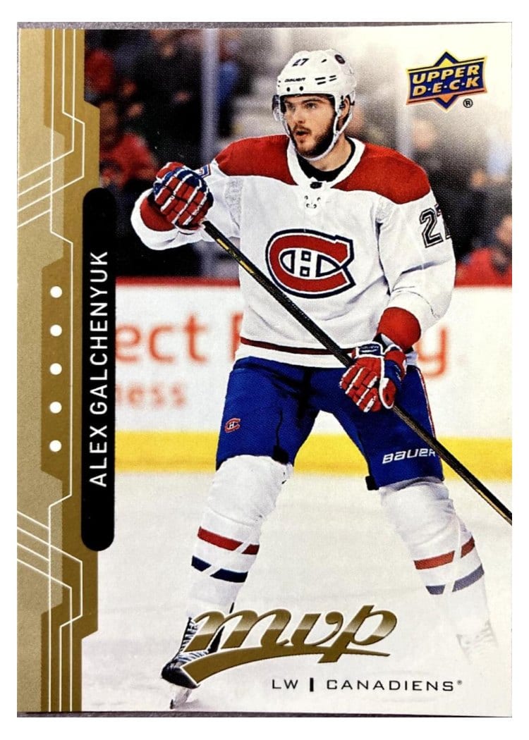 2018 Upper Deck MVP Alex Galchenyuk #55 card