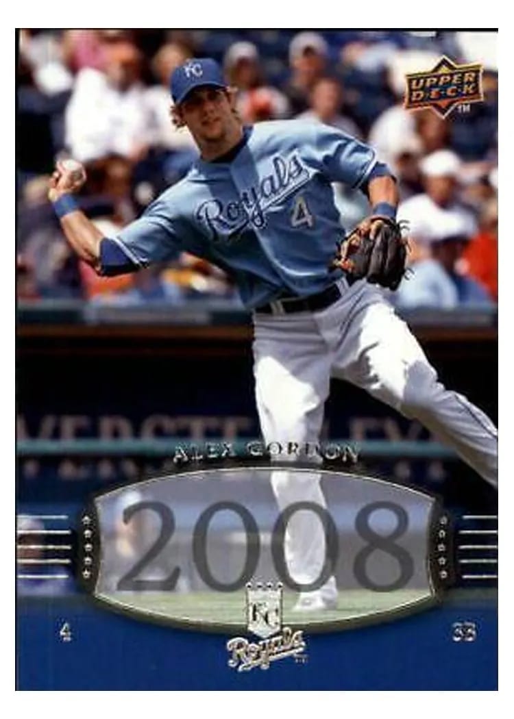 2008 Upper Deck Timeline Alex Gordon #252 card