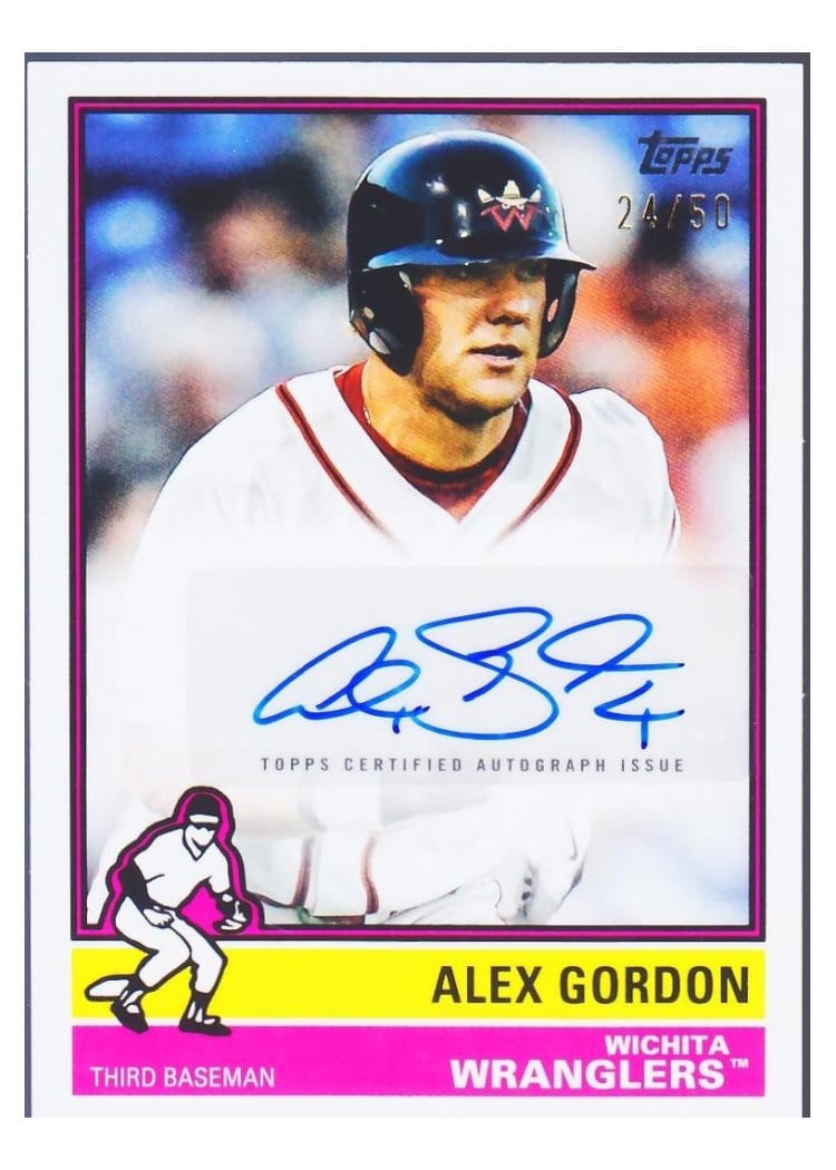 2025 Topps Pro Debut MiLB Legends Autographs Alex Gordon #ML-AG card