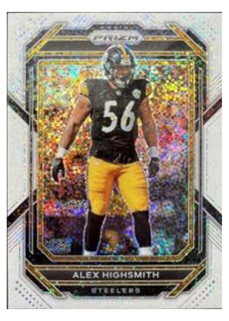 2022 Panini Prizm Base Set Alex Highsmith White Sparkle #244 card