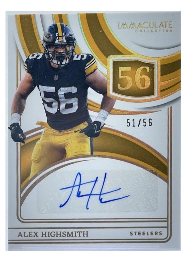 2024 Panini Immaculate Collection Immaculate Numbers Signatures Alex Highsmith #11 card