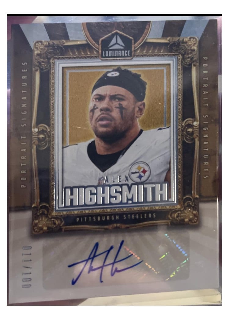 2024 Panini Luminance Portrait Signatures Alex Highsmith #PS-AHH card