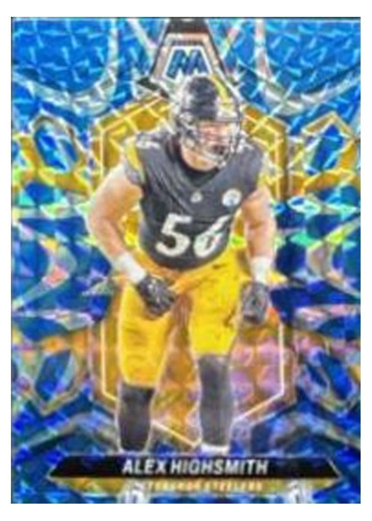 2024 Panini Mosaic Base Set Alex Highsmith Blue Reactive #189 card