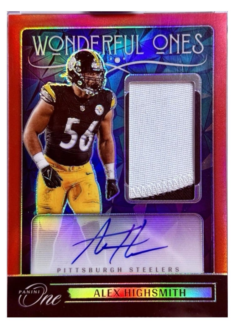 2024 Panini One Wonderful Ones Autographs Alex Highsmith #379 card