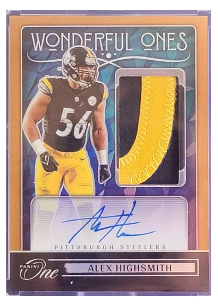 2024 Panini One Wonderful Ones Autographs Alex Highsmith #379 card