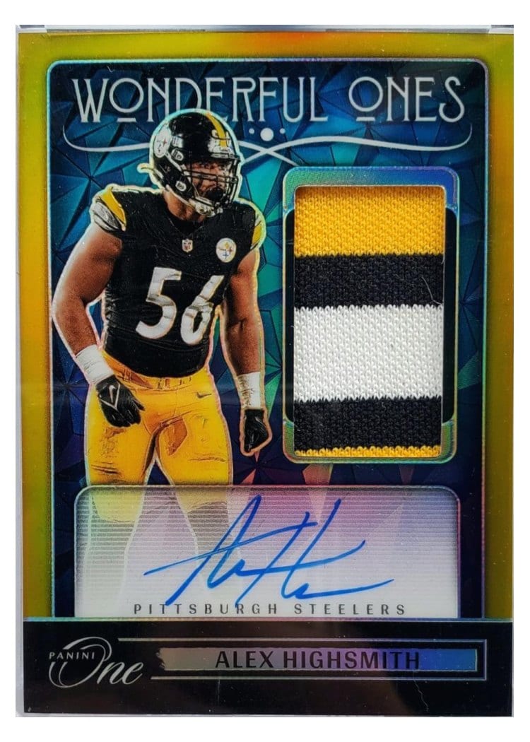 2024 Panini One Wonderful Ones Autographs Alex Highsmith #379 card
