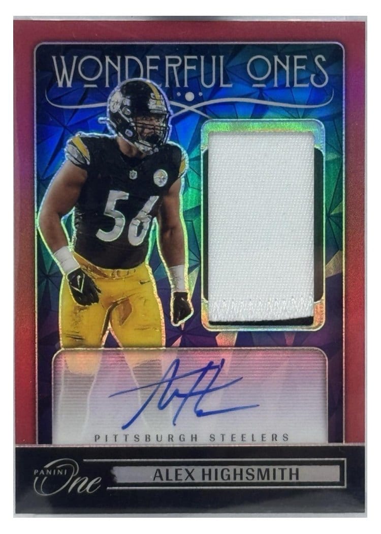 2024 Panini One Wonderful Ones Autographs Alex Highsmith #379 card