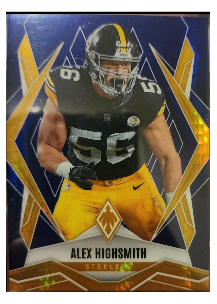 2025 Panini Phoenix Base Set Alex Highsmith Blue Hyper #67 card
