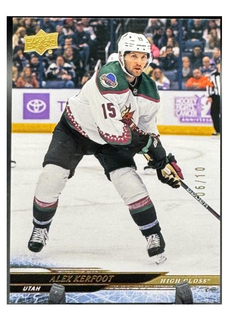 2024-25 Upper Deck Base Set Alex Kerfoot High Gloss #9